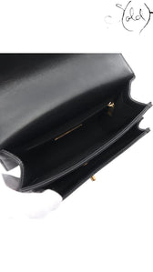 Chanel Timeless Classique Top handle – Black Lambskin & Caviar Leather, Detail view | Sold Attire