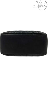 CHANEL Vanity Case Crossbody Bag – Black Lambskin GHW, Back view | Sold Attire