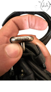 Chloé Paddington Black Leather Bag Phoebe Philo Era 2000s Icon, Hardware detail | Sold Attire