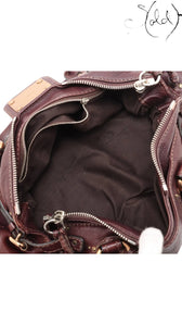 Chloé Paddington Brown Leather IT Bag Signature Padlock 2000s Icon, Strap detail | Sold Attire