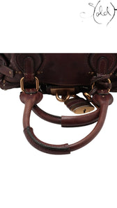 Chloé Paddington Brown Leather IT Bag Signature Padlock 2000s Icon, Side view | Sold Attire