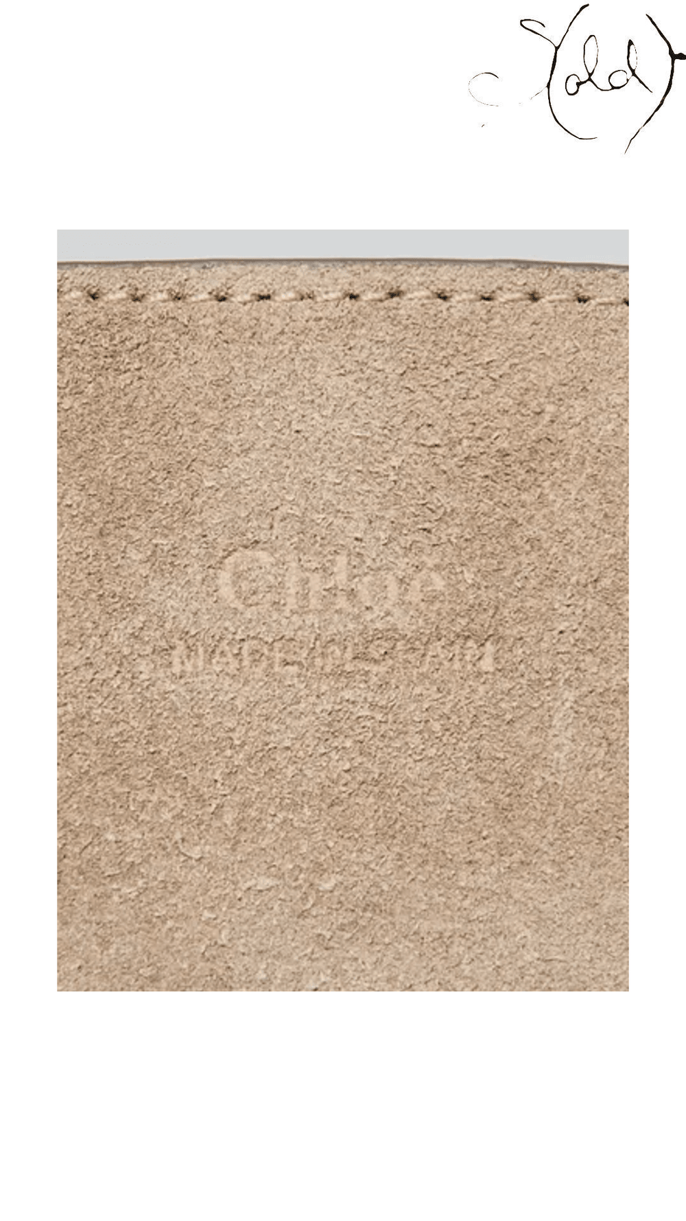 Chloé Small Faye Blue Leather and Suede Bag 7