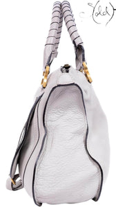 Chloé Marcie Large Satchel – White Calf Leather, Interior view | Sold Attire
