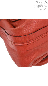 Chloé Paraty Large Top Handle Bag Coral Red 2010s, Interior view | Sold Attire