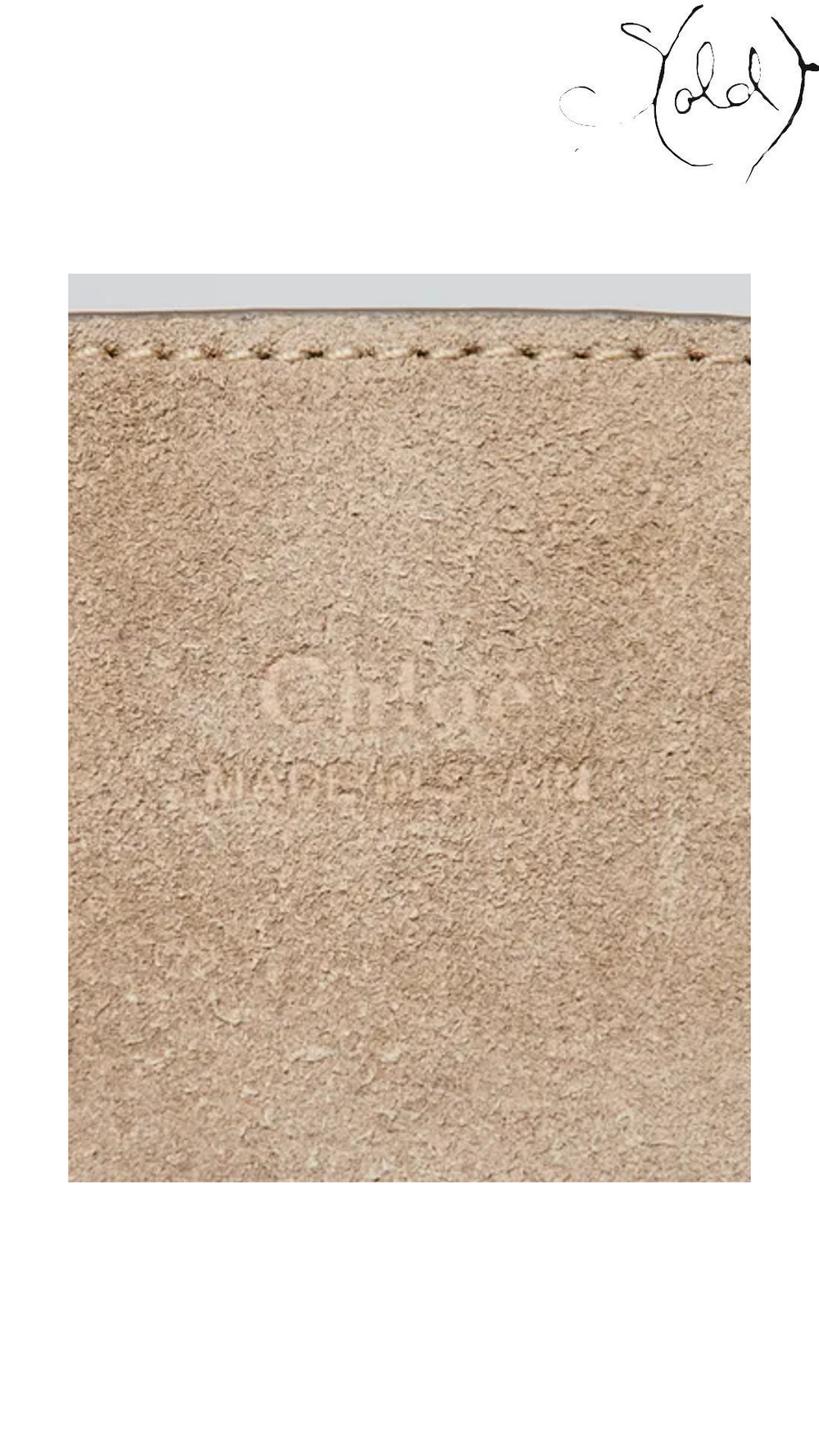 Chloé Small Faye Blue Leather and Suede Bag 7