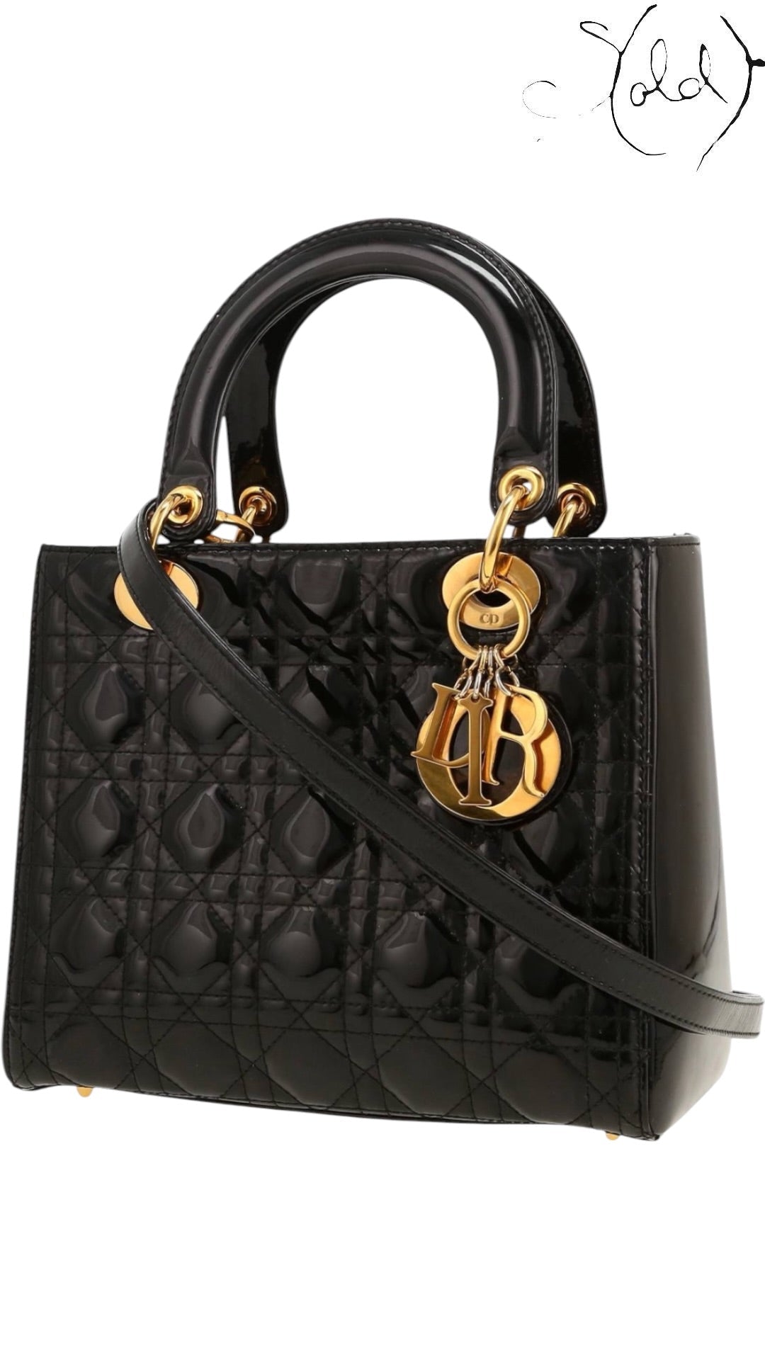 Christian Dior Lady Dior Lambskin Medium Bag — Authenticated Pre - Owned | Sold Attire