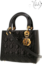 Christian Dior Lady Dior Lambskin Medium Bag — Authenticated Pre - Owned | Sold Attire