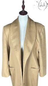 Christian Dior Loro Piana Cashmere Coat Camel 1990s, Detail view | Sold Attire