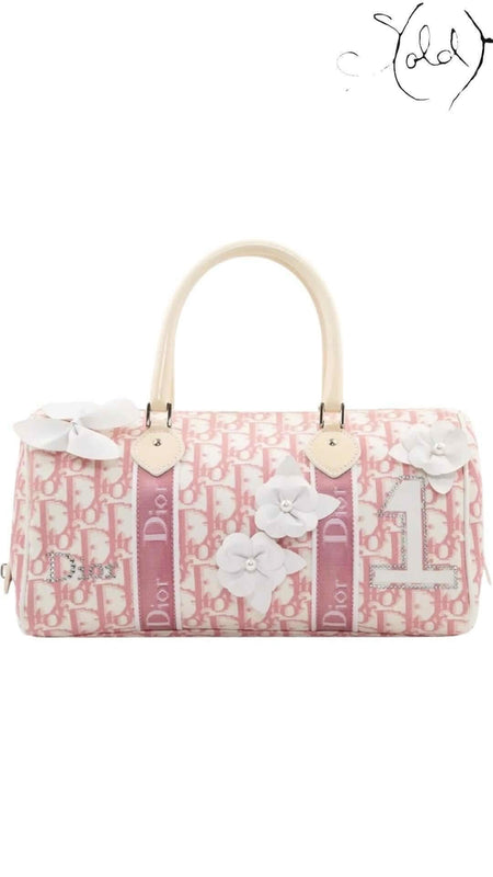 Christian Dior Pink Trotter Girly Boston Bag – Ultra Rare