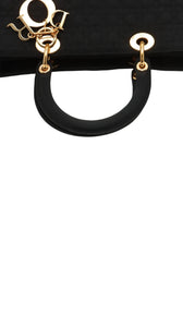 Christian Dior Large Lady Dior Black Cannage Quilted Nylon 1990s, Hardware detail | Sold Attire