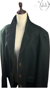 Clément Black Cashmere Blazer, Interior view | Sold Attire
