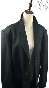 Clément Black Cashmere Blazer, Back view | Sold Attire