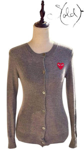 Comme des Garçons Wool Cardigan – Playful Luxury, Interior view | Sold Attire