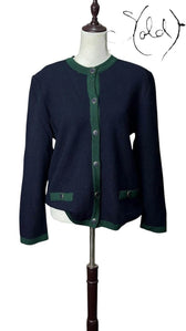 Corte Inglés Wool Cardigan – Parisian Chic, Detail view | Sold Attire