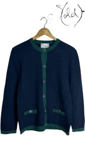 Corte Inglés Wool Cardigan – Parisian Chic, Interior view | Sold Attire