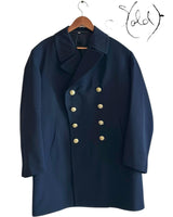 1964 German Military Peacoat – Vintage Classic