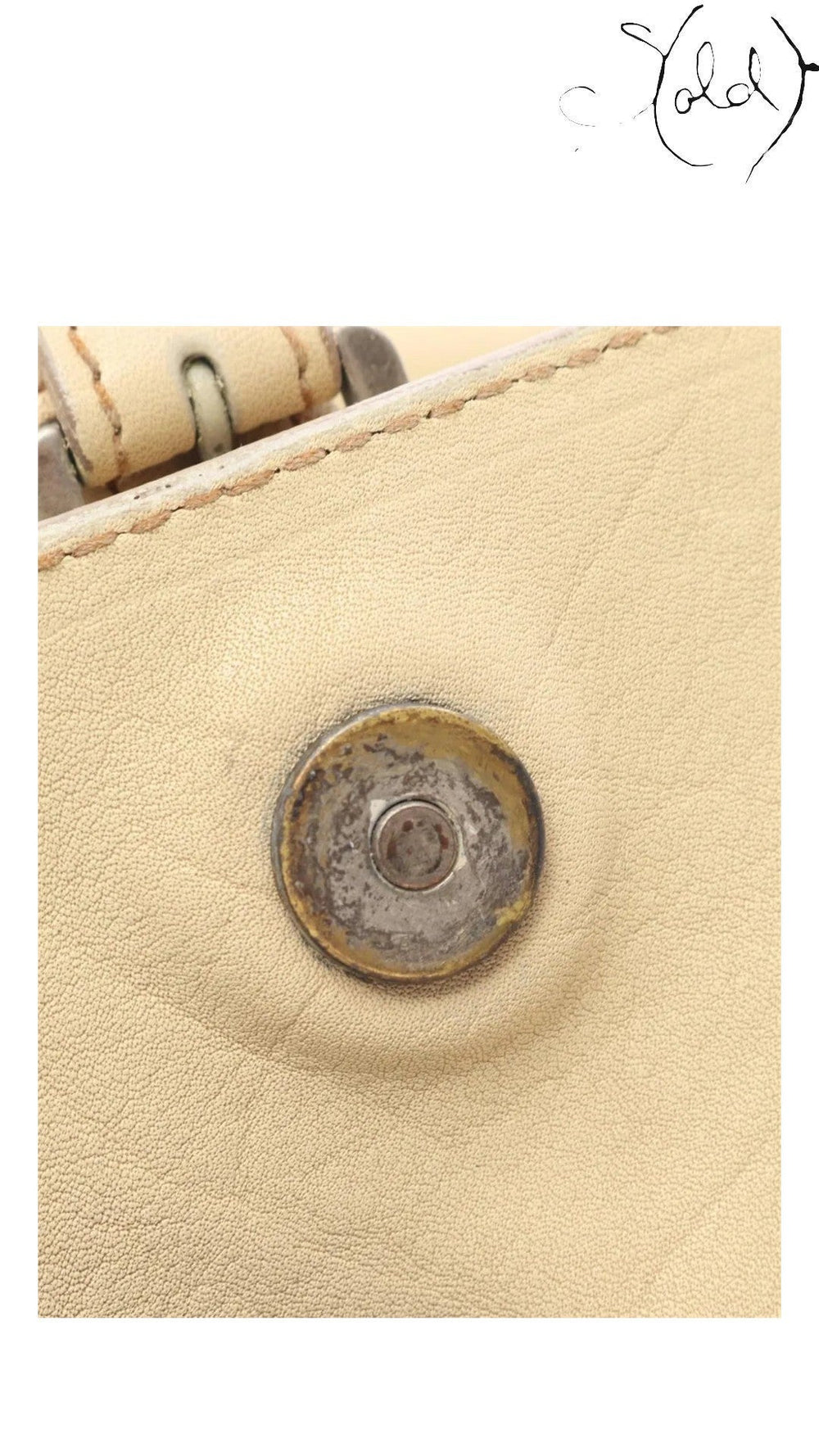 Dior 2000s Gaucho beige calf leather shoulder bag - view 6