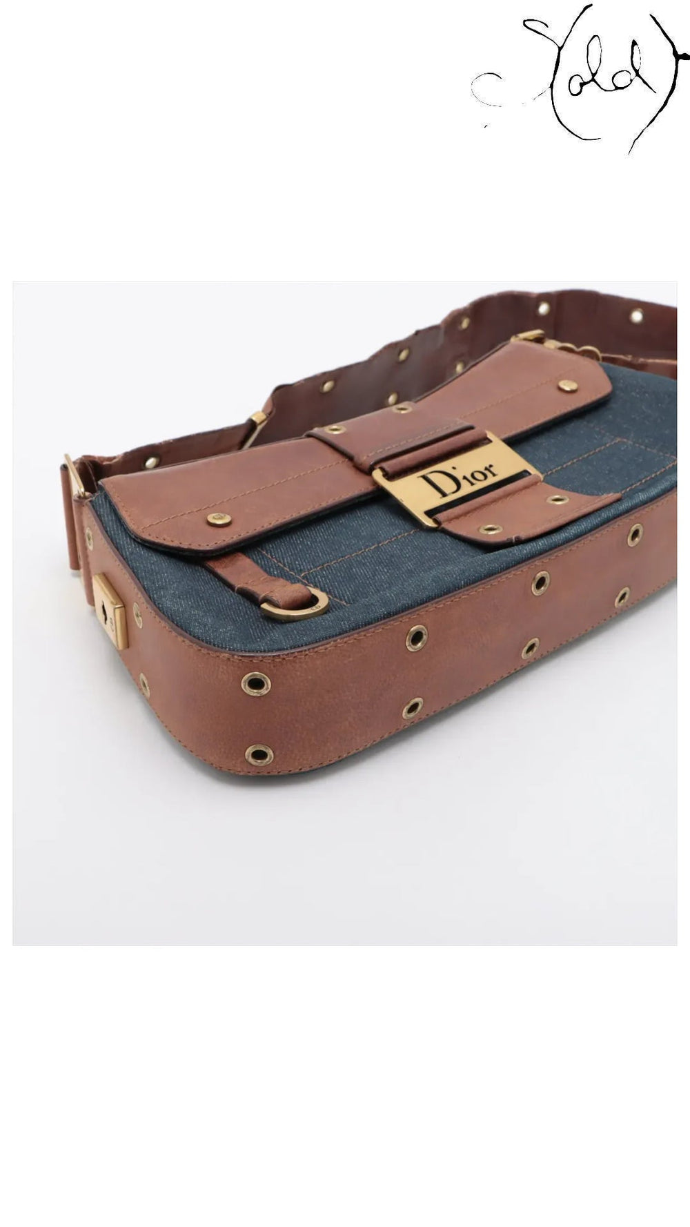 dior street chic denim brown, detail view 4