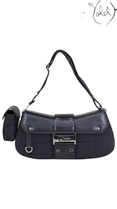 Dior Street Chic Columbus black canvas pouch bag 2002 - view 6
