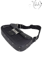 Dior Street Chic Columbus black canvas pouch bag 2002 - view 3
