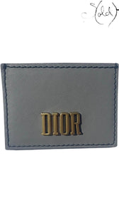 Dior Oblique Cardholder – Grained Calf, Back view | Sold Attire