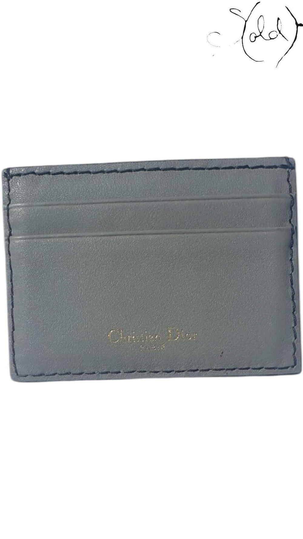 Dior Oblique Cardholder – Grained Calf, Interior view | Sold Attire