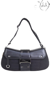 Dior Street Chic Columbus black canvas pouch bag 2002 - view 1