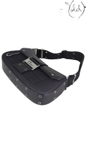 Dior Street Chic Columbus black canvas pouch bag 2002 - view 3