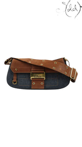 Dior Columbus Avenue Denim Bag 2000s Street Chic Rare, Authenticated Pre-Owned | Sold Attire