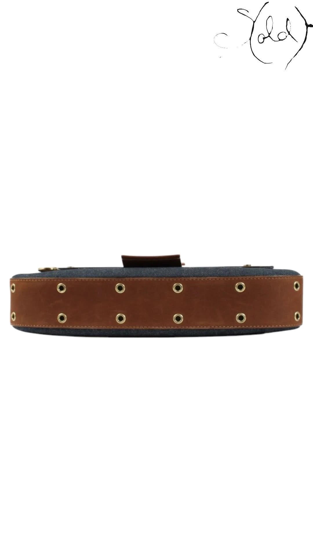 Dior Street Chic Columbus Avenue Denim Bag | Sold Attire - Sold Attire