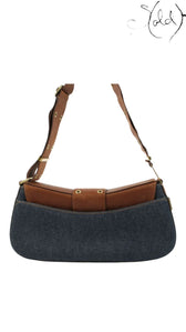 Dior Columbus Avenue Denim Bag 2000s Street Chic Rare, Back view | Sold Attire