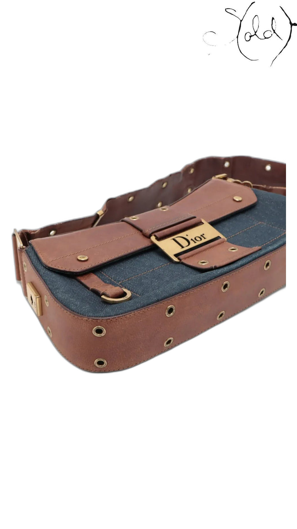 dior street chic denim brown, detail view 4