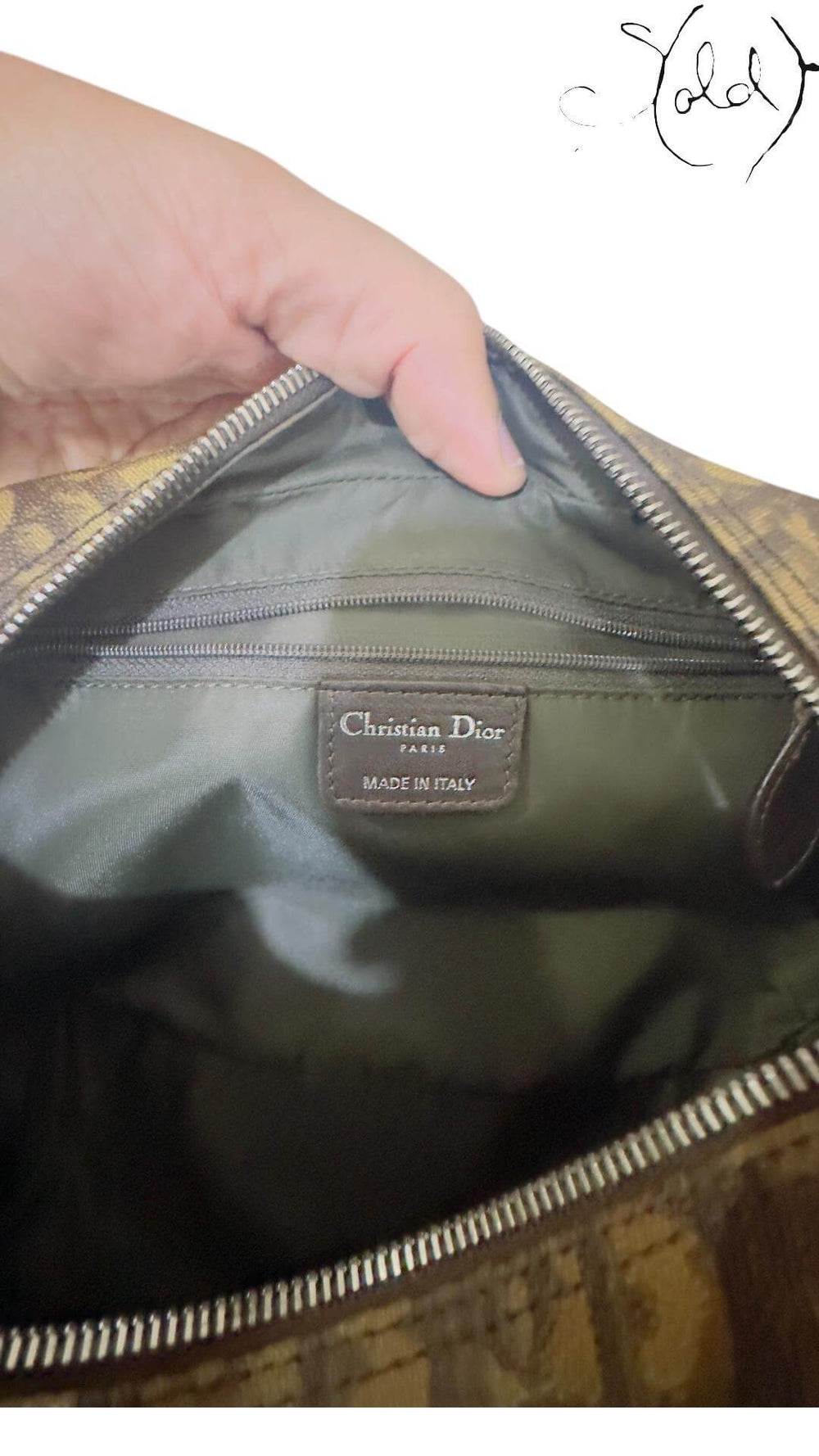 Dior Trotter ROMANTIQUE Bow Tote – Galliano Y2K, Detail view | Sold Attire