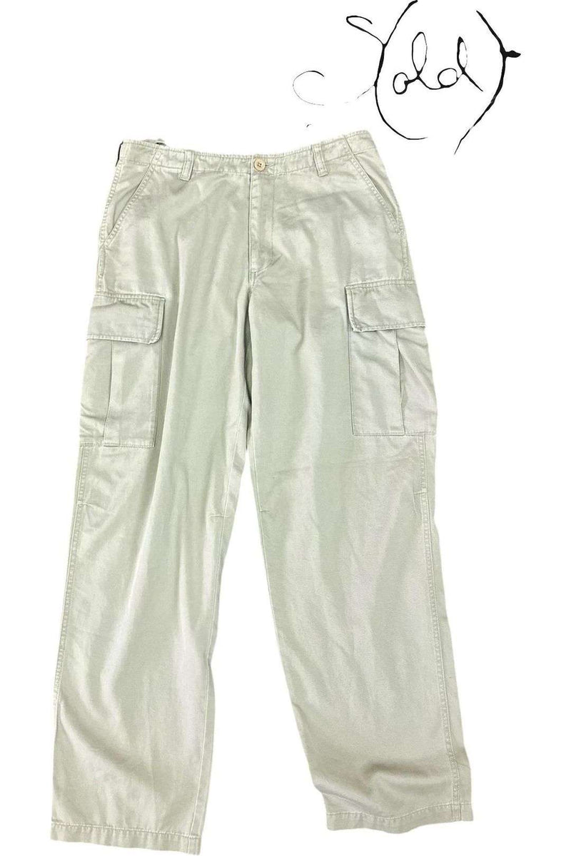 DKNY Cargo Trousers - Utility Meets Vintage Trousers Sold Attire