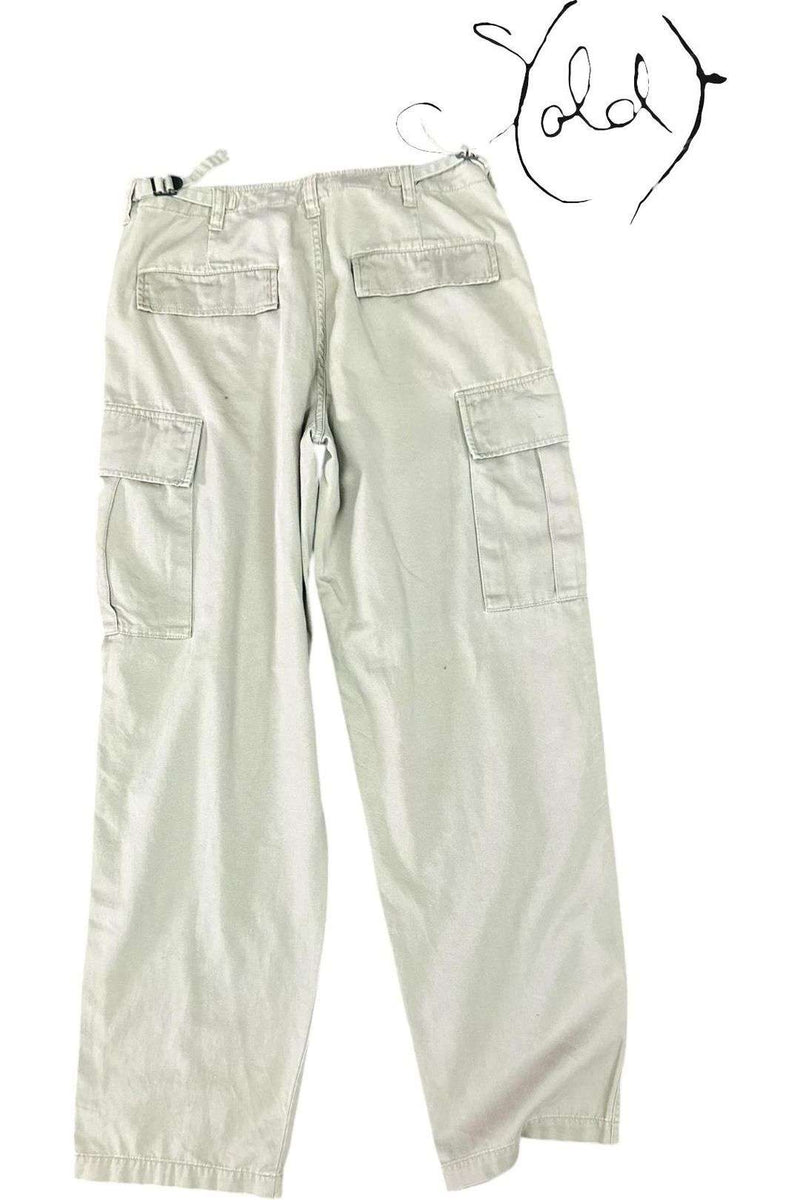 DKNY Cargo Trousers - Utility Meets Vintage Trousers Sold Attire