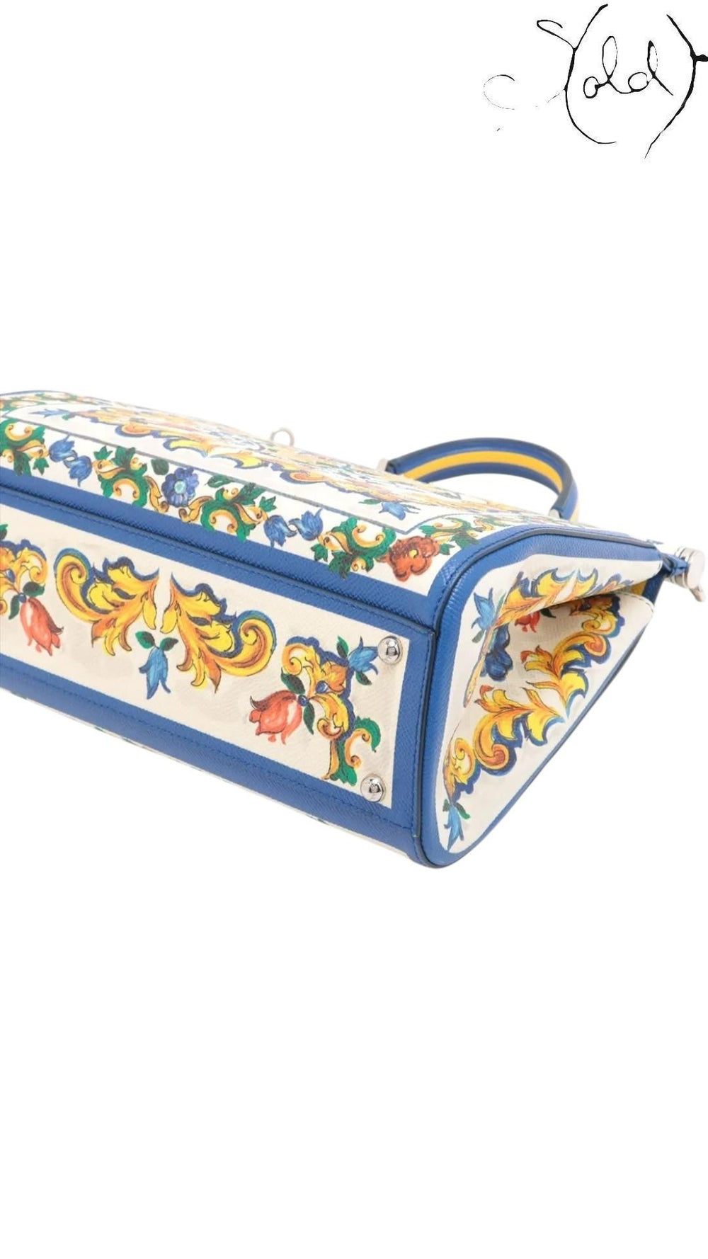 Dolce & Gabbana Sicily Medium Maiolica Print 2020s, Back view | Sold Attire