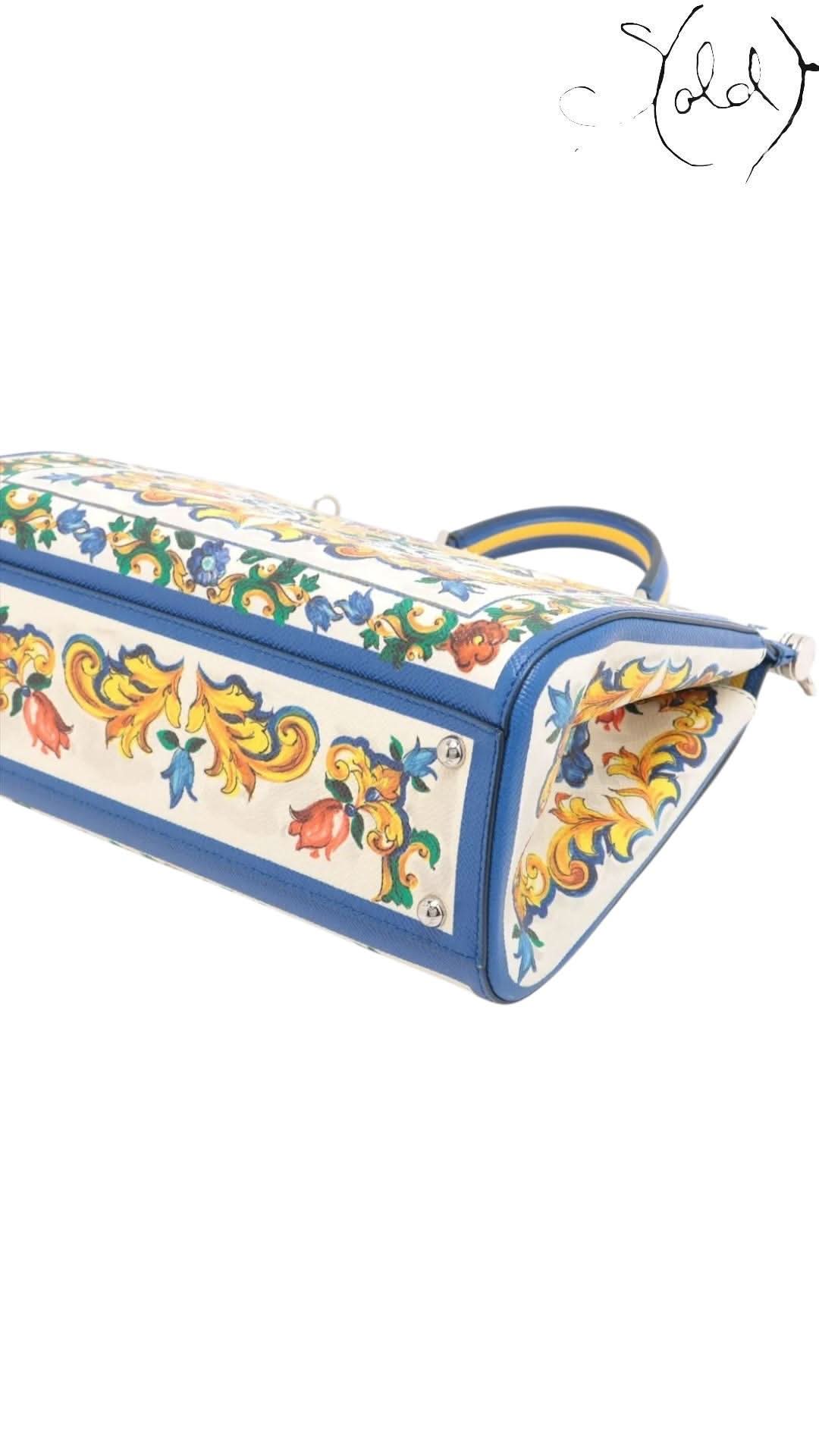 Dolce & Gabbana Shoulder Bag variant_title Dolce & Gabbana Sicily Medium Maiolica Print 2020s | Sold Attire