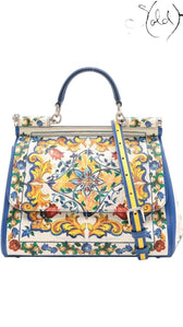 Dolce & Gabbana Sicily Medium Maiolica Print 2020s, Authenticated Pre-Owned | Sold Attire