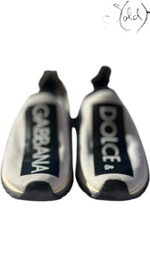 Dolce & Gabbana Sock Runners – Monochrome Flex, Interior view | Sold Attire