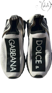 Dolce & Gabbana Sock Runners – Monochrome Flex, Detail view | Sold Attire