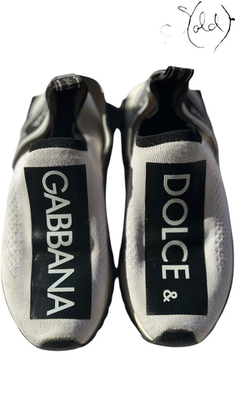 Product: Dolce & Gabbana Sock Runners – Monochrome Flex | Sold Attire