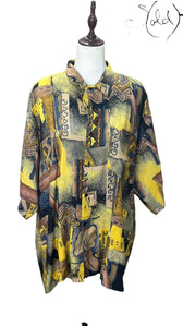 Earth Abstract Batik Shirt – Gallery Fit, Authenticated Pre-Owned | Sold Attire
