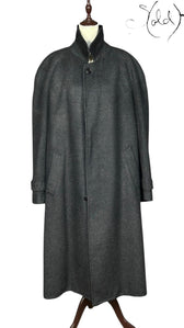 Ermenegildo Zegna Camel Hair & Wool Overcoat Grey, Authenticated Pre-Owned | Sold Attire