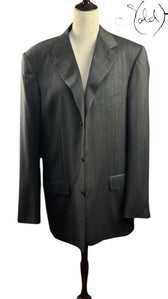Ermenegildo Zegna Pinstripe Wool Blazer, Detail view | Sold Attire
