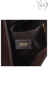 Fendi Big Forever Mama Baguette Brown Calfskin interior view