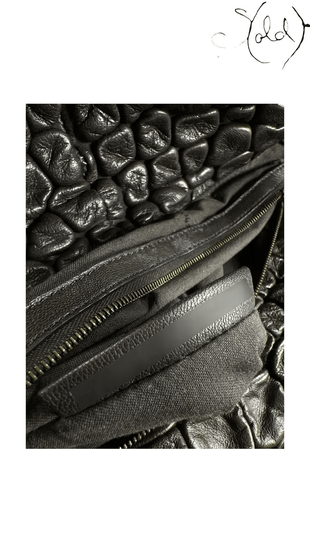 Fendi Chef Puckered Bubble dark brown leather tote - view 9