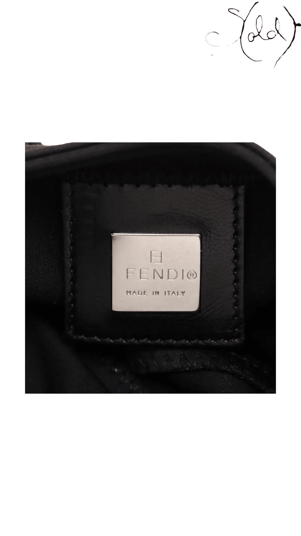 Fendi Small Mamma Baguette black jersey shoulder bag - view 9