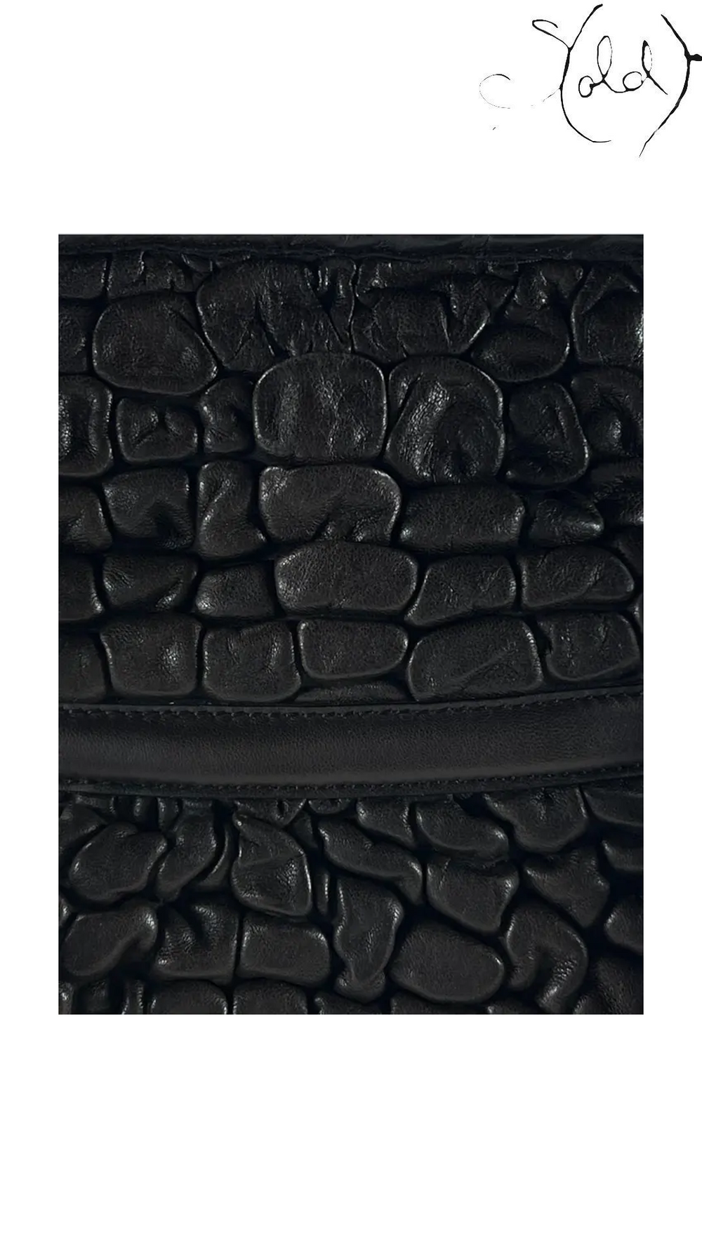 Fendi Chef Puckered Bubble dark brown leather tote - view 5