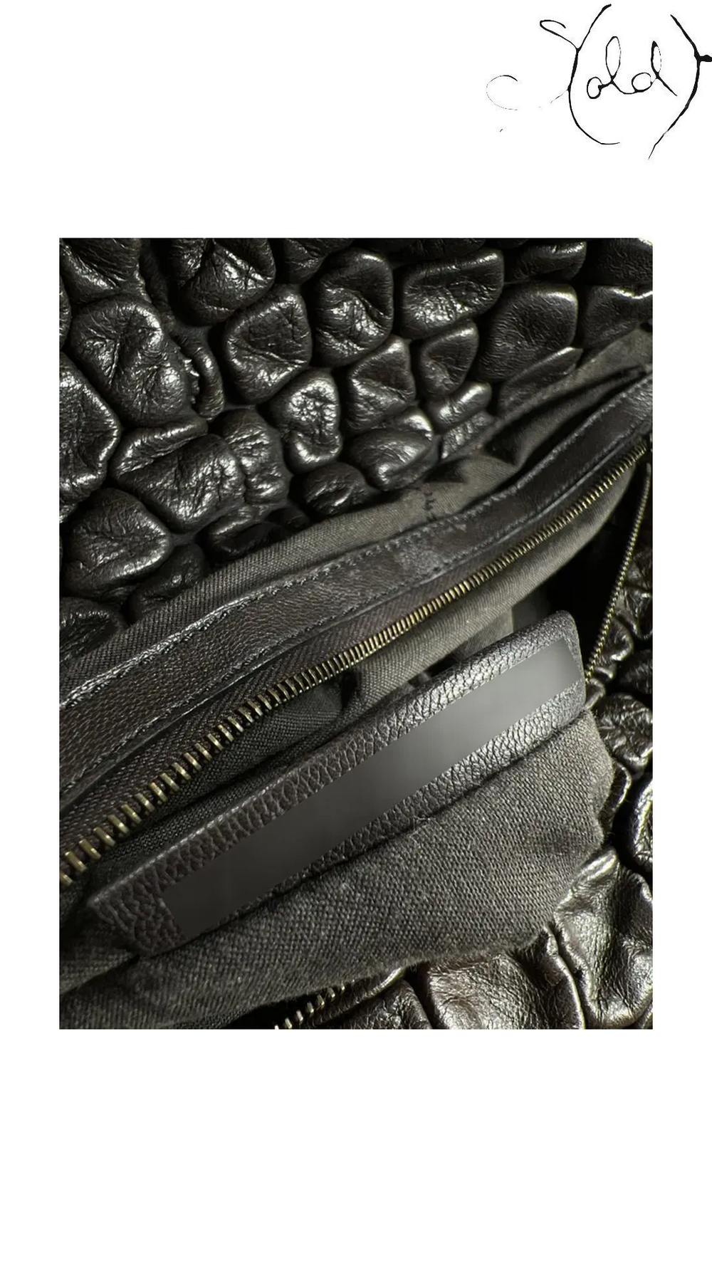 Fendi Chef Puckered Bubble dark brown leather tote - view 9