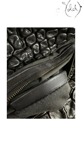Fendi Chef Puckered Bubble dark brown leather tote - view 9